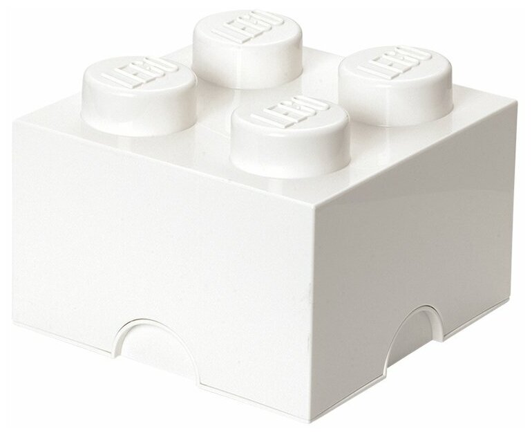 Контейнер LEGO 2х2 Knobs 25х25х18 см (4003) белый