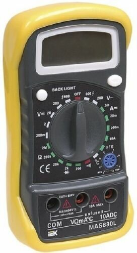 Мультиметр IEK TMD-3L-830 Master MAS830L