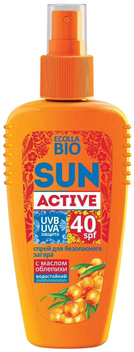     SPF 40 Ecolla-BIO "Sun Active", 120 