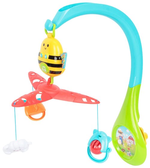 Электронный мобиль Winfun Busy Bee O0856-NL, зеленый/голубой