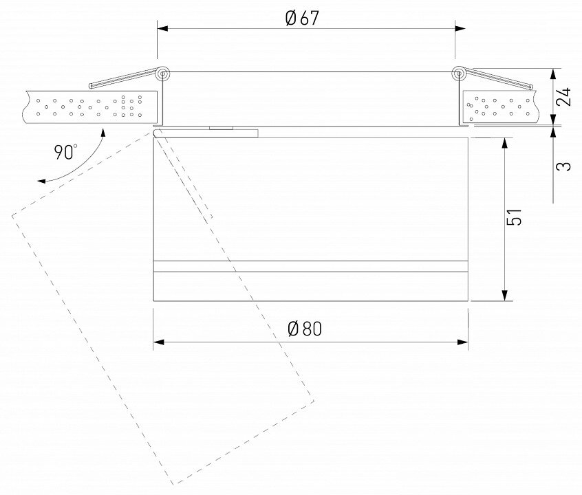 Встраиваемый светодиодный светильник Elektrostandard Stark 25035/LED, 8W, 4200K, цвет белый - фотография № 4