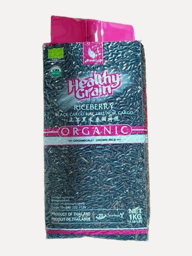Изображение товара Рис карго чёрный органический Black Cargo Rice Organic Sawat-D 1 кг.