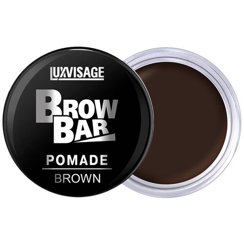 LUXVISAGE помада для бровей Brow Bar матовая, 6 мл, 6 г, 03 brown помада для бровей luxvisage brow bar матовая тон 3 brown