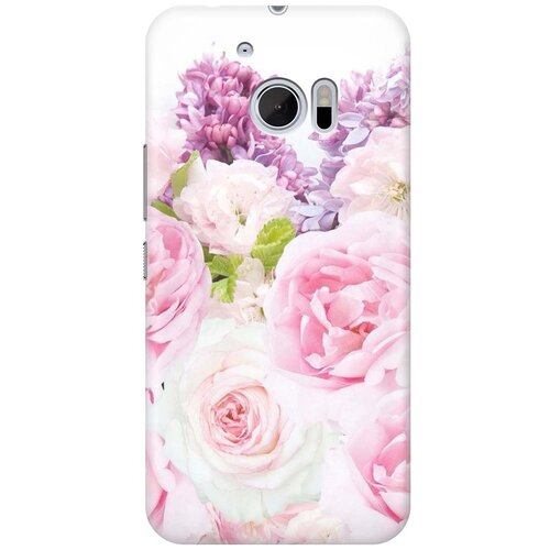 фото Cиликоновый чехол на htc 10 / one m10 / нтс 10 / ван м10 с принтом "розовый букет" gosso