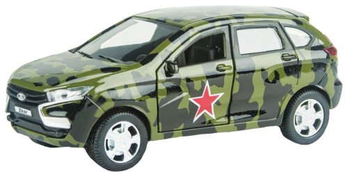 Машинка Autogrand Lada Xray Военная (68273) 1:36, камуфляж