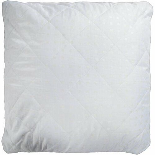 Подушка 70 стеганная иск лебяжий пухтик ПЭ белые шашечки 2735₽