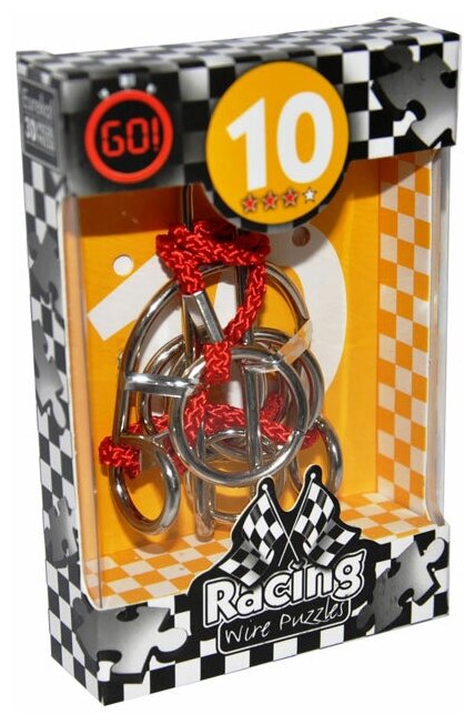 Головоломка Eureka 3D Puzzle Racing Wire Puzzles 10 сложность 3 (473280) серый