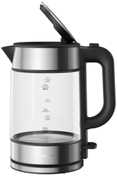 Чайник Xiaomi Electric Glass Kettle RU, черный