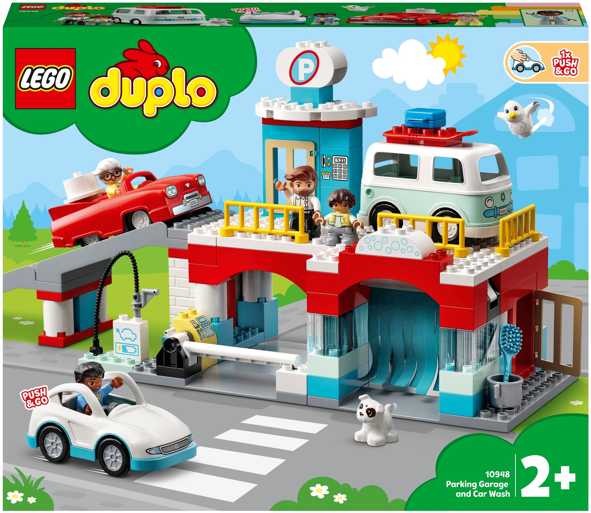 Конструктор LEGO DUPLO Town 10948 Гараж и автомойка, 112 дет.