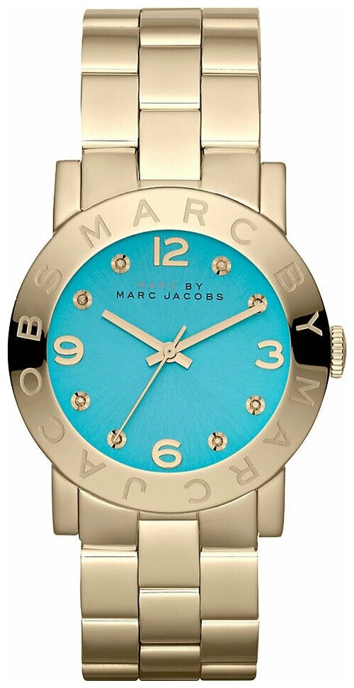 Наручные часы MARC JACOBS, золотой, бирюзовый