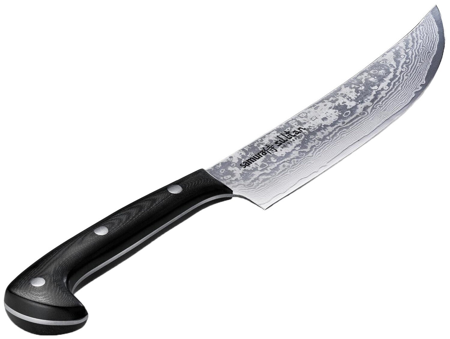 Нож Samura Sultan Пичак, 15,9 см, G-10, дамаск 67 слоев - фото №2