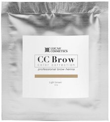 CC Brow Хна для бровей в саше 5 г, light brown, 5