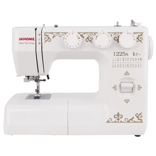 Швейная машина Janome 1225S, белый швейная машина janome 603 dc 60 операций автомат бело красная