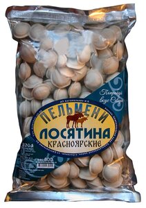 Фото ИП Богомольная И.В. Пельмени Красноярские из лося, 800 г