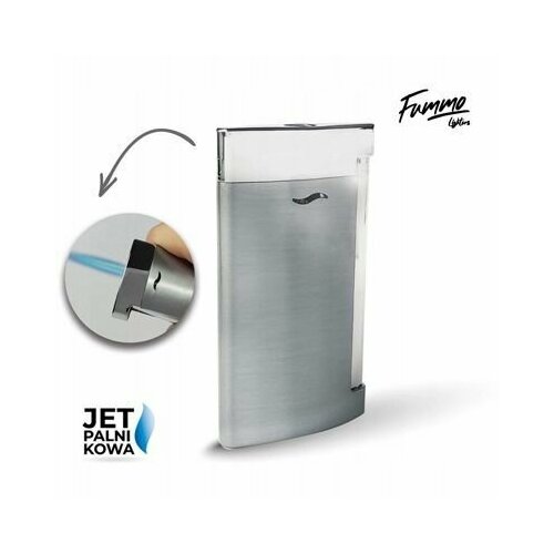 зажигалка газовая fummo appin jet silver 16219 Зажигалка газовая FUMMO Foster (Jet/Silver) 16271