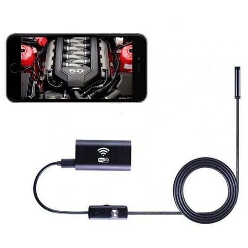 Эндоскоп - гибкая камера WiFi HD720P USB для iOS/Android и PC, (длина провода 3м)