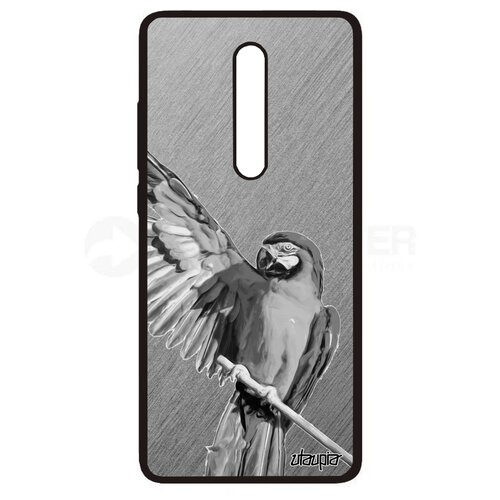 фото Чехол на мобильный mi 9t, "попугай" говорящий жако utaupia