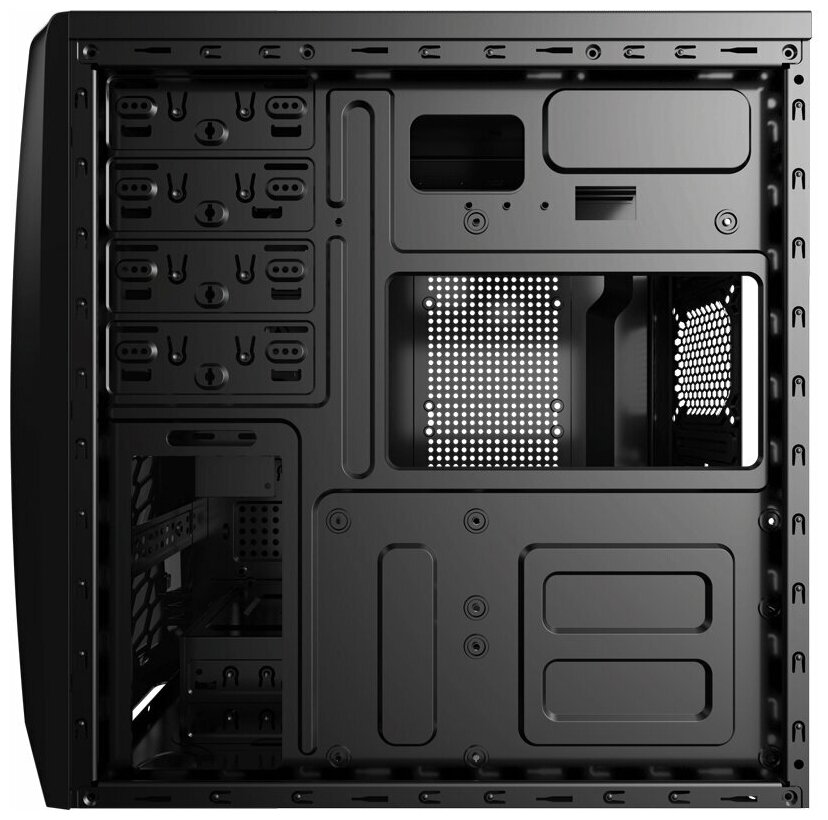 Корпус ATX Aerocool CS-1102 Без БП чёрный - фото №9