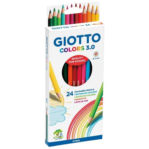 GIOTTO Цветные карандаши Colors 3.0 24 цвета (276700), 24 шт.