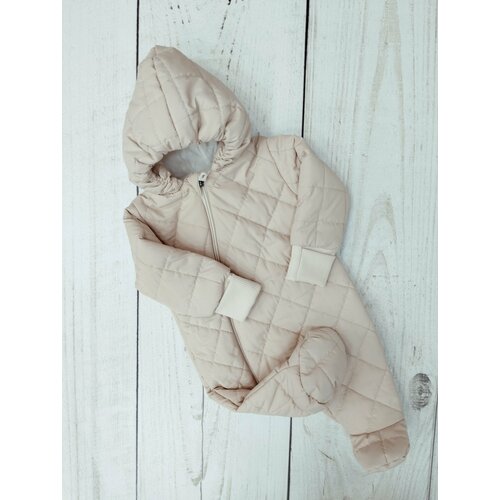 фото Комбинезон мой ангелок размер 80, бежевый