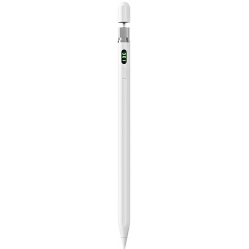 Стилус для планшетов для рисования WiWU Pencil C Pro с цифровым дисплеем, порт Type-C - Белый