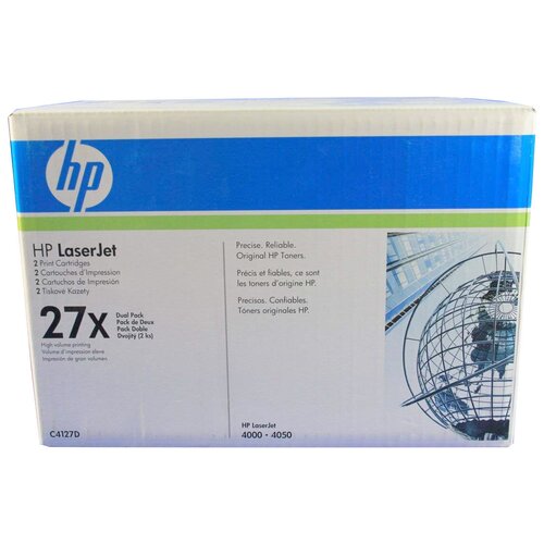 Картридж HP C4127D, 10000 стр, черный compatible new rg5 5281 tray 1 separation pad assembly for laserjet 4000 4000n 4000t 4000tn 4050 4050n 4050t 4050tn 4100 4100
