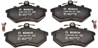 Дисковые тормозные колодки передние Bosch 0986466700 для Audi 100, Audi 200 (4 шт.)