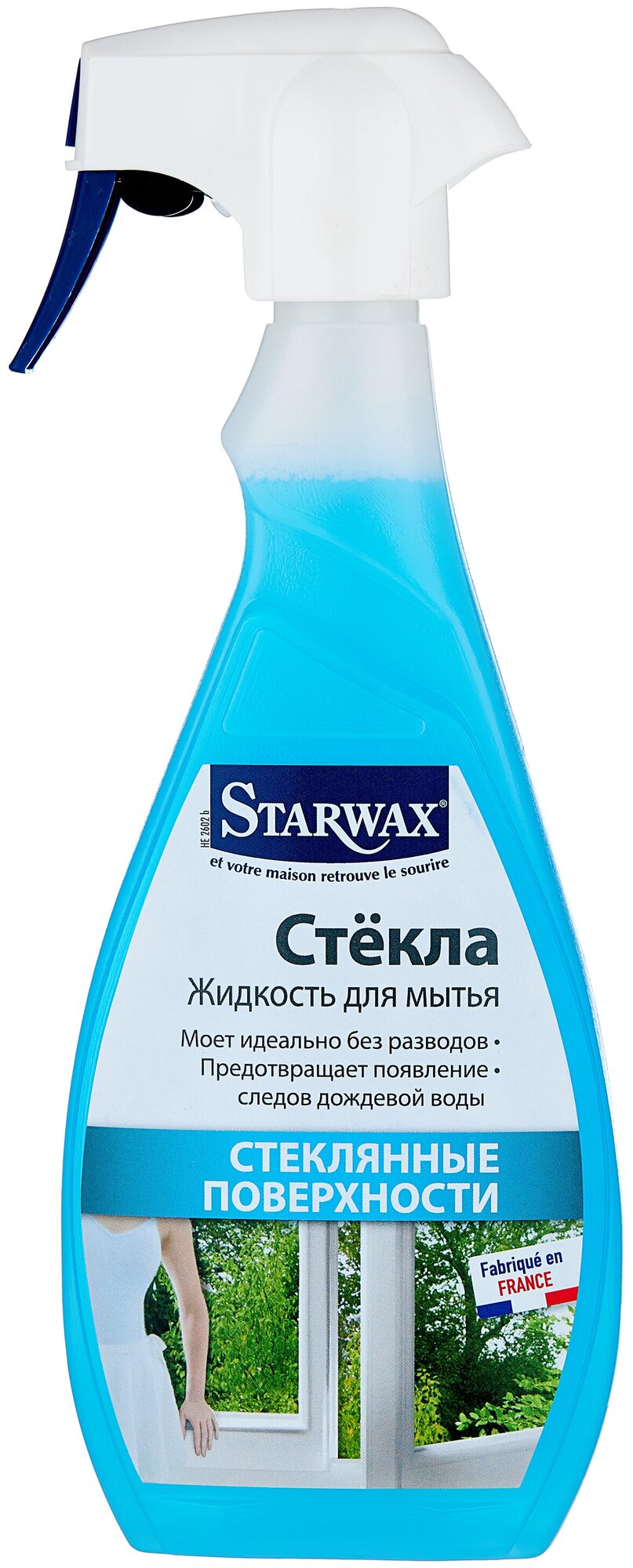 Средство для мытья окон, зеркал Starwax 500 мл - фотография № 1