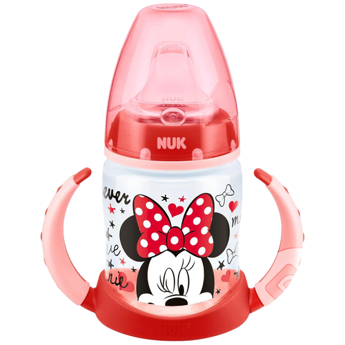 Поильник-непроливайка NUK First Choice Disney Mickey Mouse, 150 мл красный