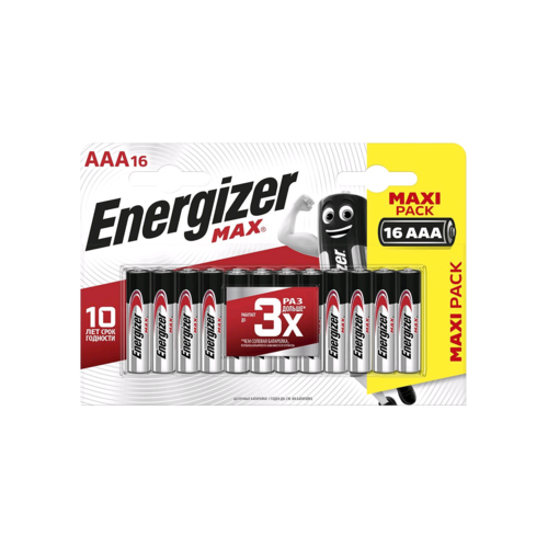 Батарейка Energizer MAX LR03 AAA BL16 Alkaline 1.5V (16/96)