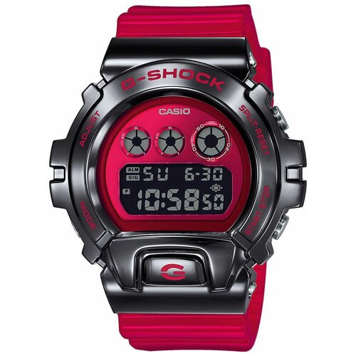 Наручные часы CASIO G-Shock GM-6900B-4, красный, черный