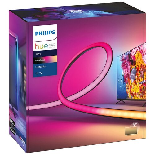 Дюралайт Philips Hue Play Gradient Lightstrip 75, 3.04 м, 20 Вт, разноцветный