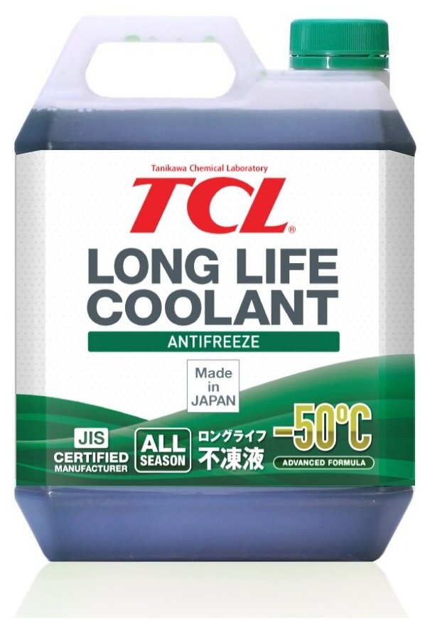 Антифриз Tcl Llc -50c Зеленый, 4 Л TCL арт. LLC01229