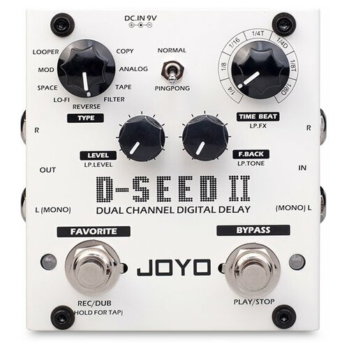 JOYO Педаль эффектов D-SEED II 1 шт. d seed joyo delay педаль эффектов joyo