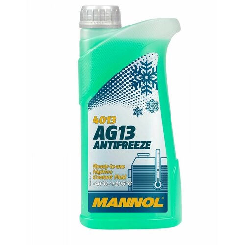 Антифриз/Antifreeze AG13/-40 C Hightec MANNOL (1л) (зеленый) 4013