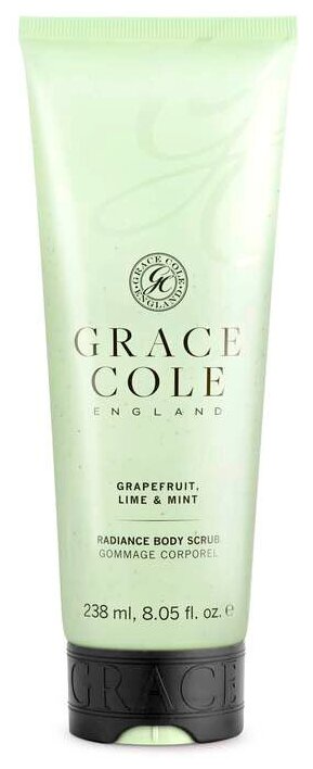 Grace Cole Скраб для тела Grapefruit, lime & mint, 238 мл, 240 г