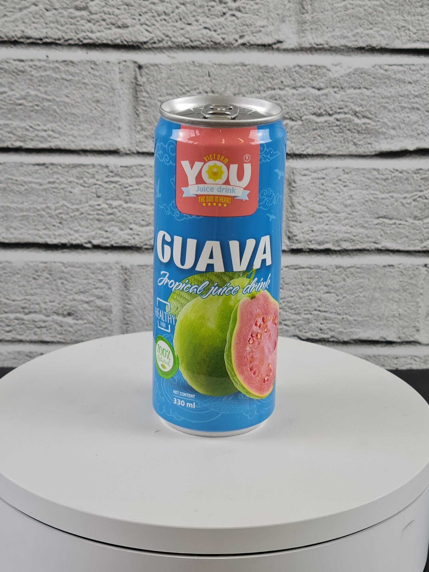 Тропический напиток с 50 % содержанием сока Гуавы /You Vietnam 100% Natural, 6 банок х 330 мл - фотография № 4