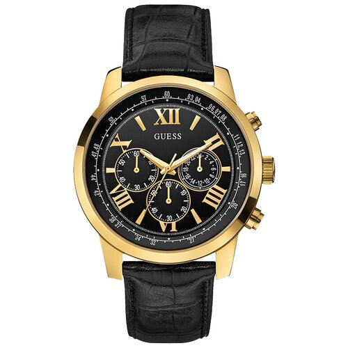 фото Наручные часы guess w0380g7, золотой, черный