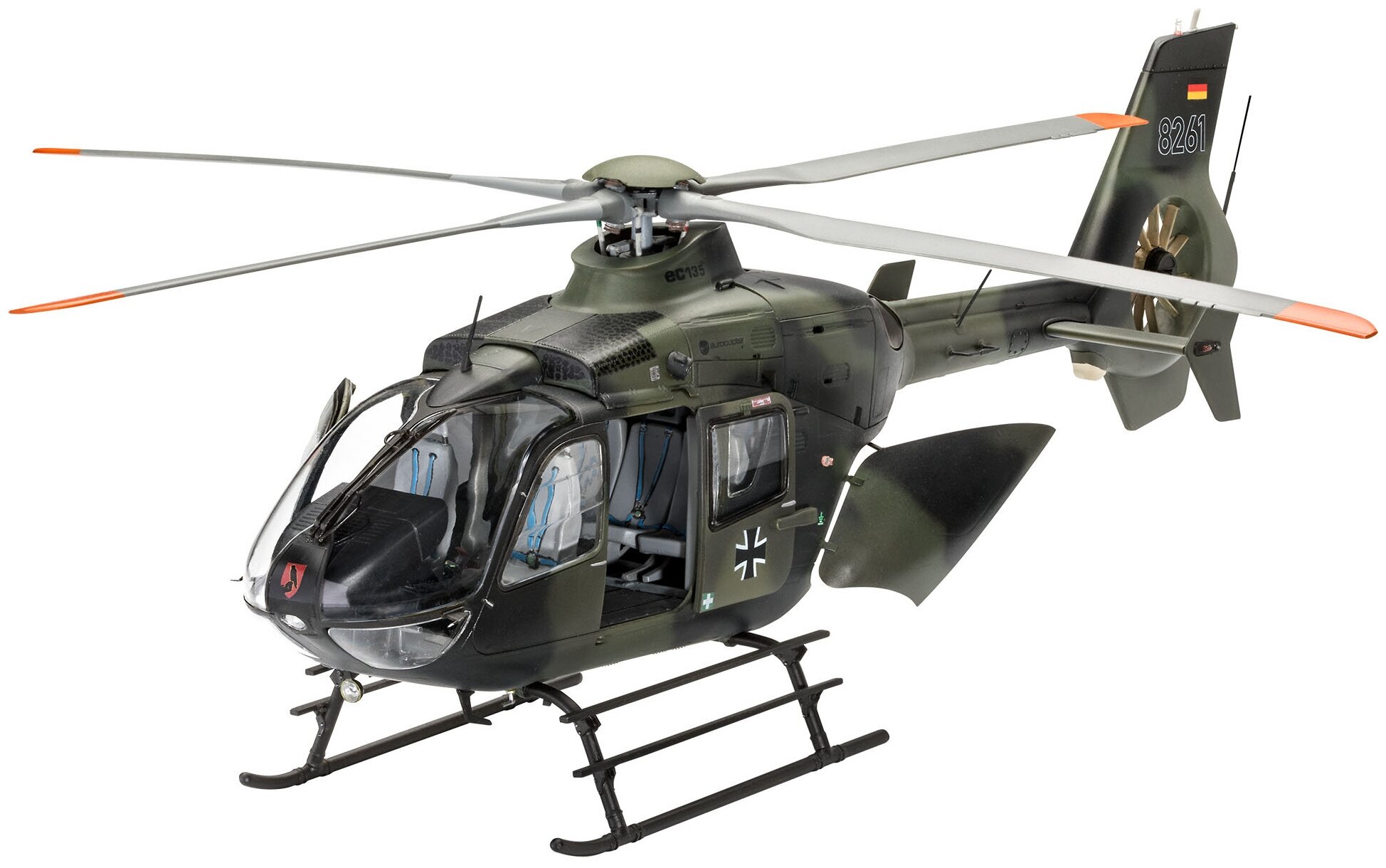 04982 Вертолет Ec135 немецкая армия