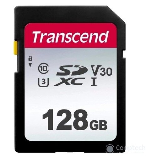 SecureDigital 128Gb Transcend TS128GSDC300S {SDXC Class 10 UHS-I U3}