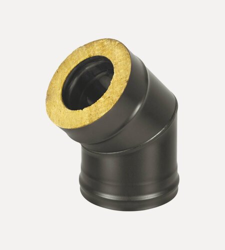 Изображение товара Сэндвич-колено BLACK (AISI 430 0,8мм) 45x 2 секции (200х300)