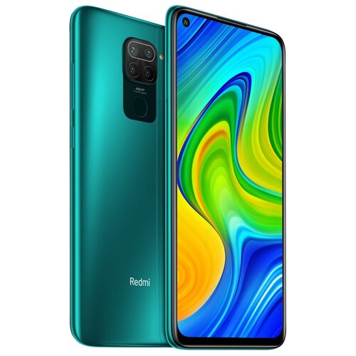 фото Смартфон xiaomi redmi note 9 3/64gb, зеленый