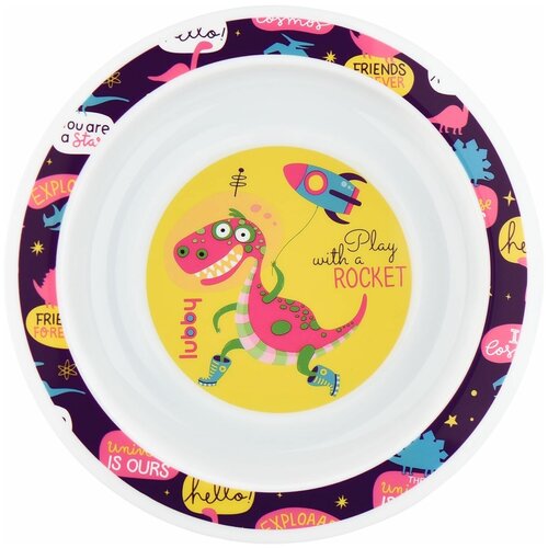 Тарелка Lubby на присоске (13954/12), разноцветный тарелка lubby тарелка на присоске глубокая с 6 месяцев