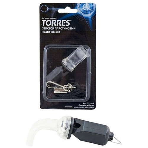 Свисток пластиковый без шарика TORRES spt0013402 свисток torres ss1026 черный 2