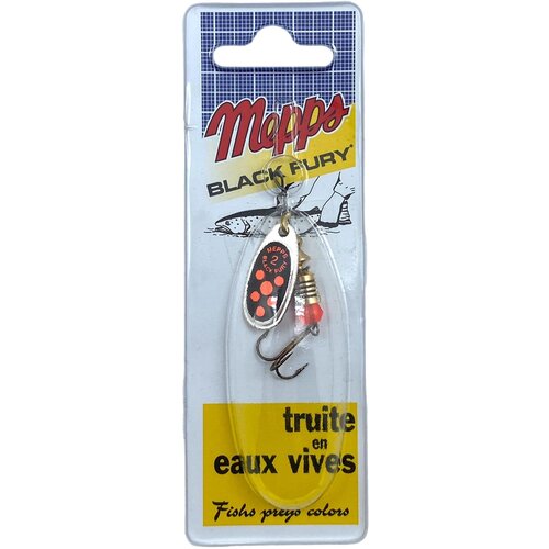 фото Блесна вращ. mepps "black fury orange ag" №2 (4,5г) блистер