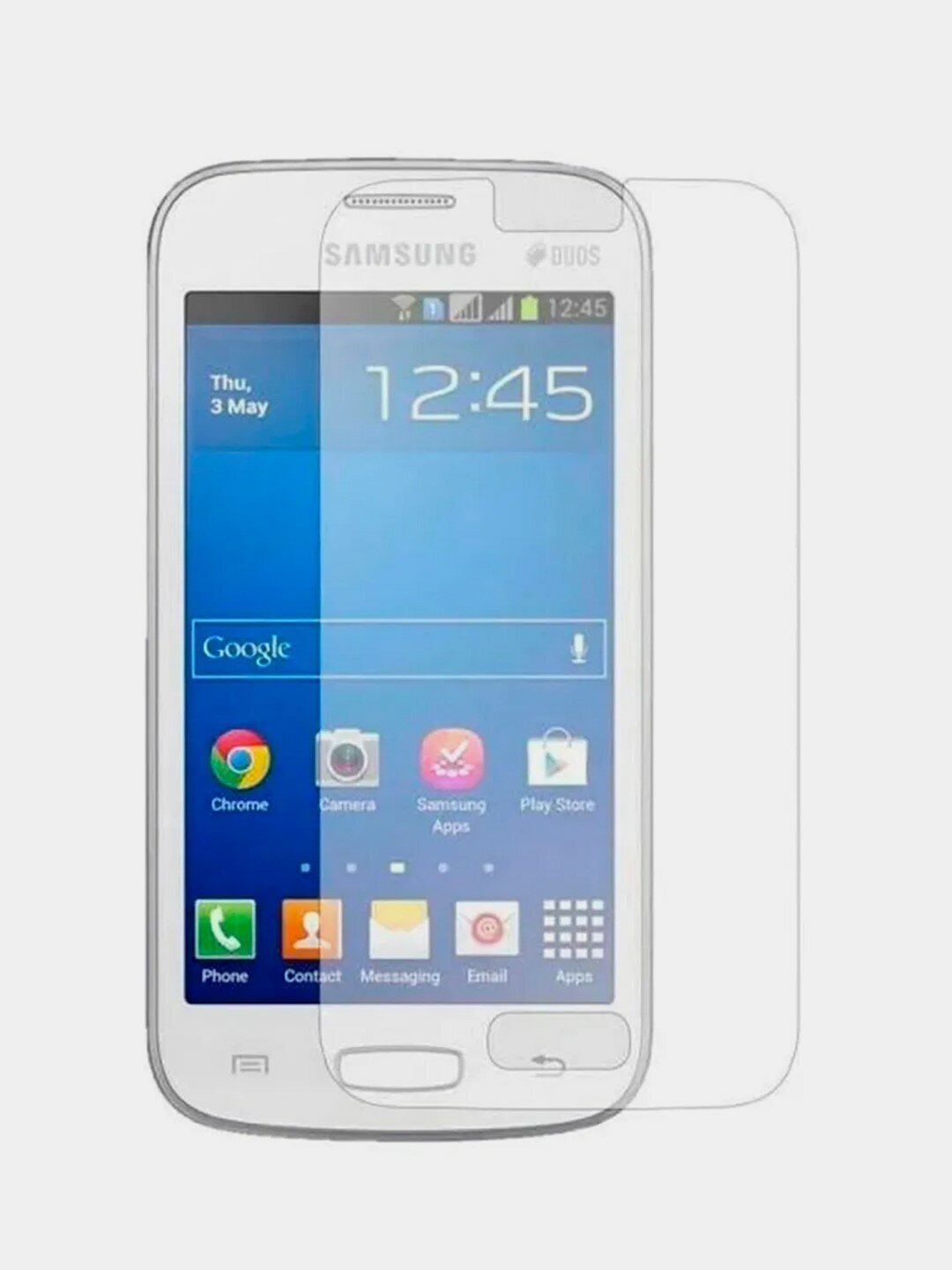 Защитное стекло прозрачное для Samsung S DUOS S7562