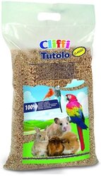 Cliffi (италия) кукурузный наполнитель для грызунов: 100проц. органик (tutolo naturale) acrs018, 3,700 кг