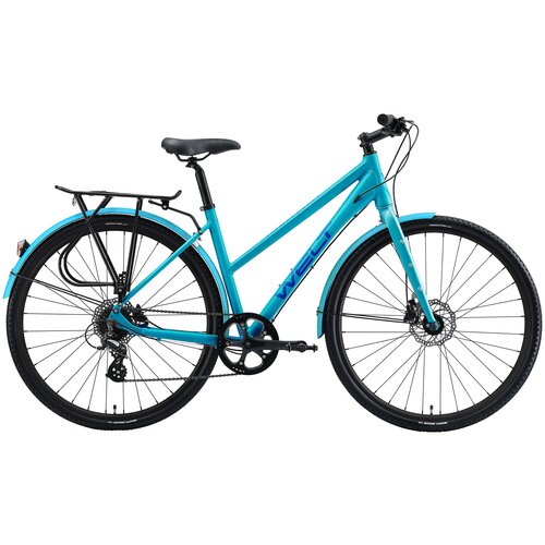 Гибрид Welt Highway Lady 700C (2021) Tiffany blue 18 (требует финальной сборки) велосипед городской trek dual sport 2 700c 2021 синий