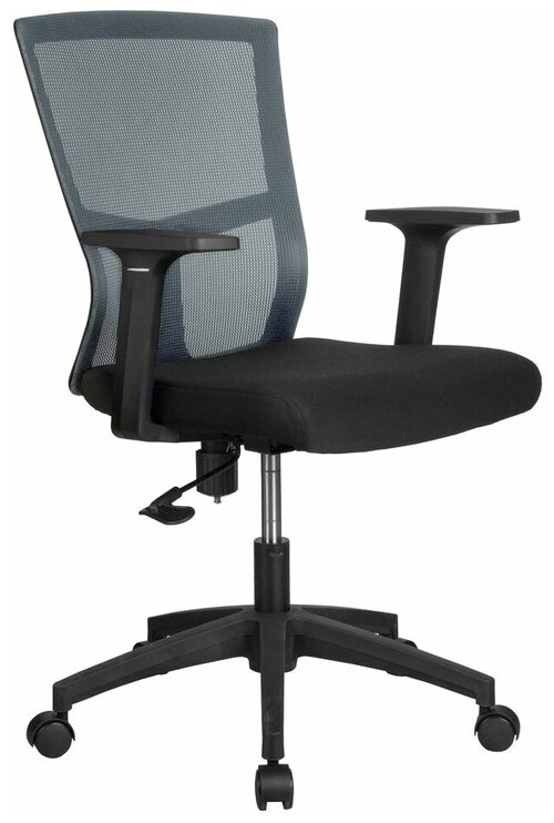 Компьютерное кресло Riva 923 офисное, обивка: сетка/текстиль, цвет: серый