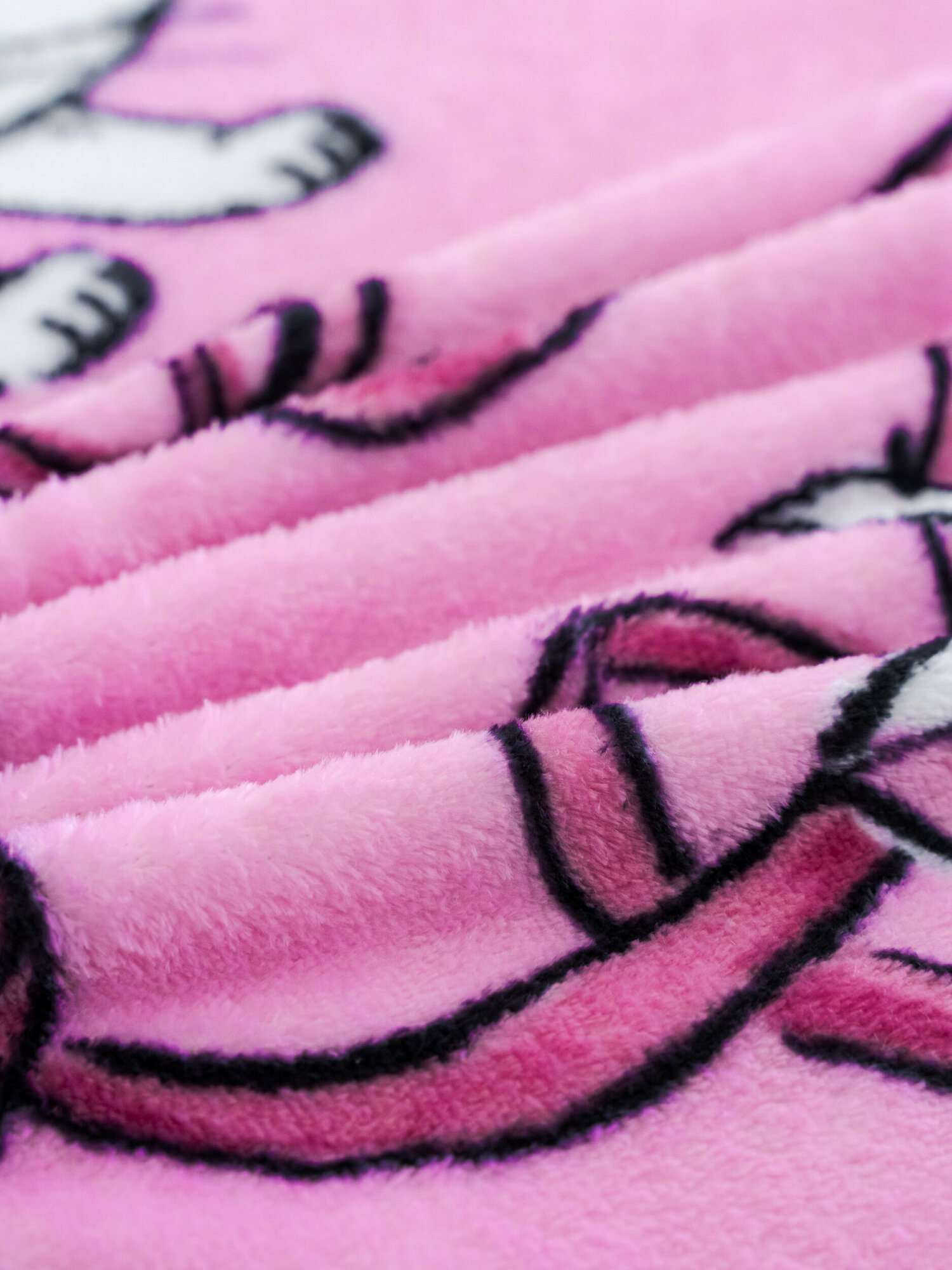 Плед Павлинка Кошка Мари, 150х100 см, 1- спальный, розовый - фотография № 7